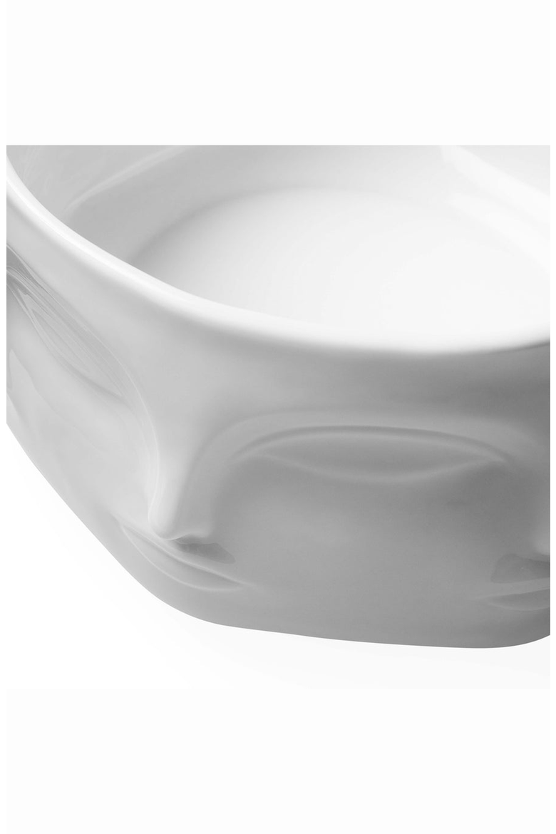 Dora Maar Salad Bowl, Alternate, color, White