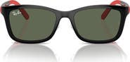 Ray-Ban Kids' 49mm Rectangular Optical Glasses & Clip-On Sunglasses