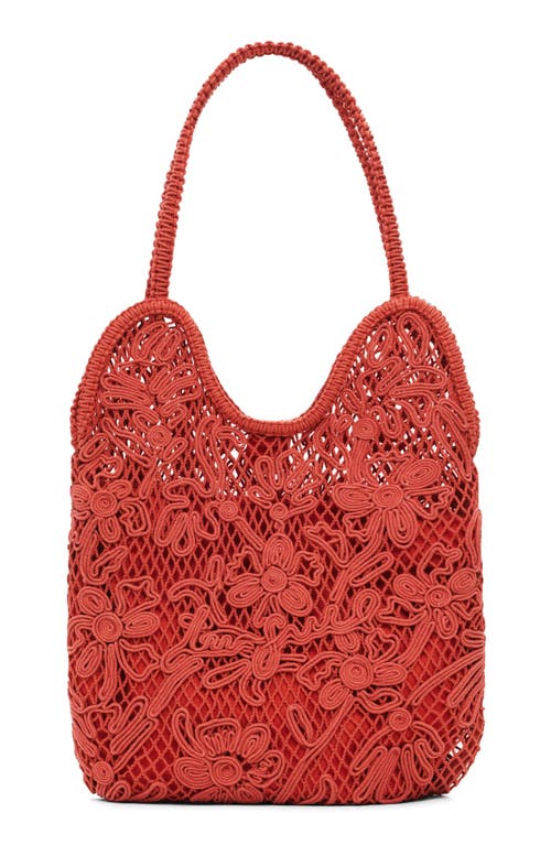 Desigual Medium Crochet & Soutache Shoulder Bag