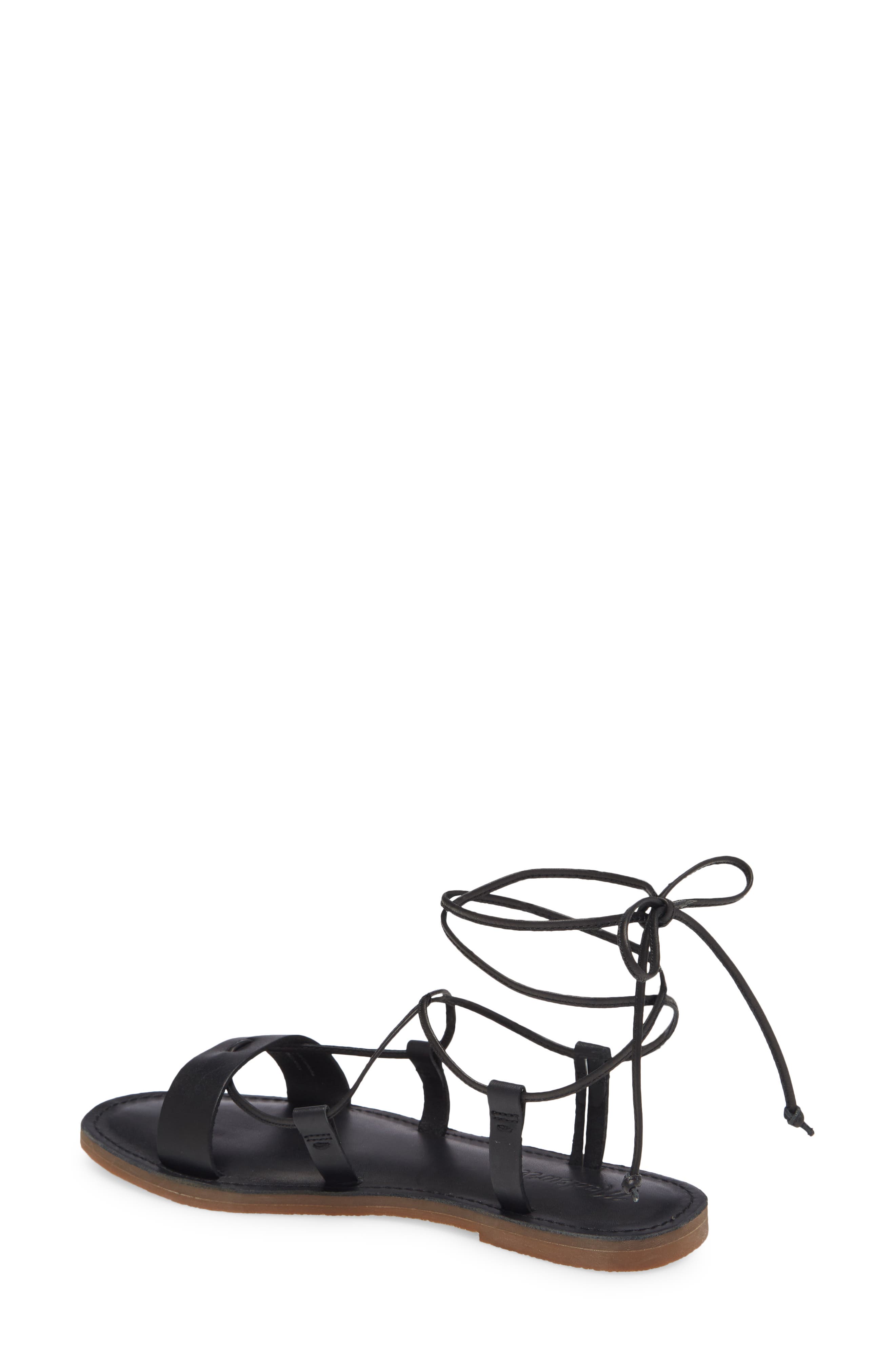 Madewell The Boardwalk Lace-Up Sandal, Alternate, color, 