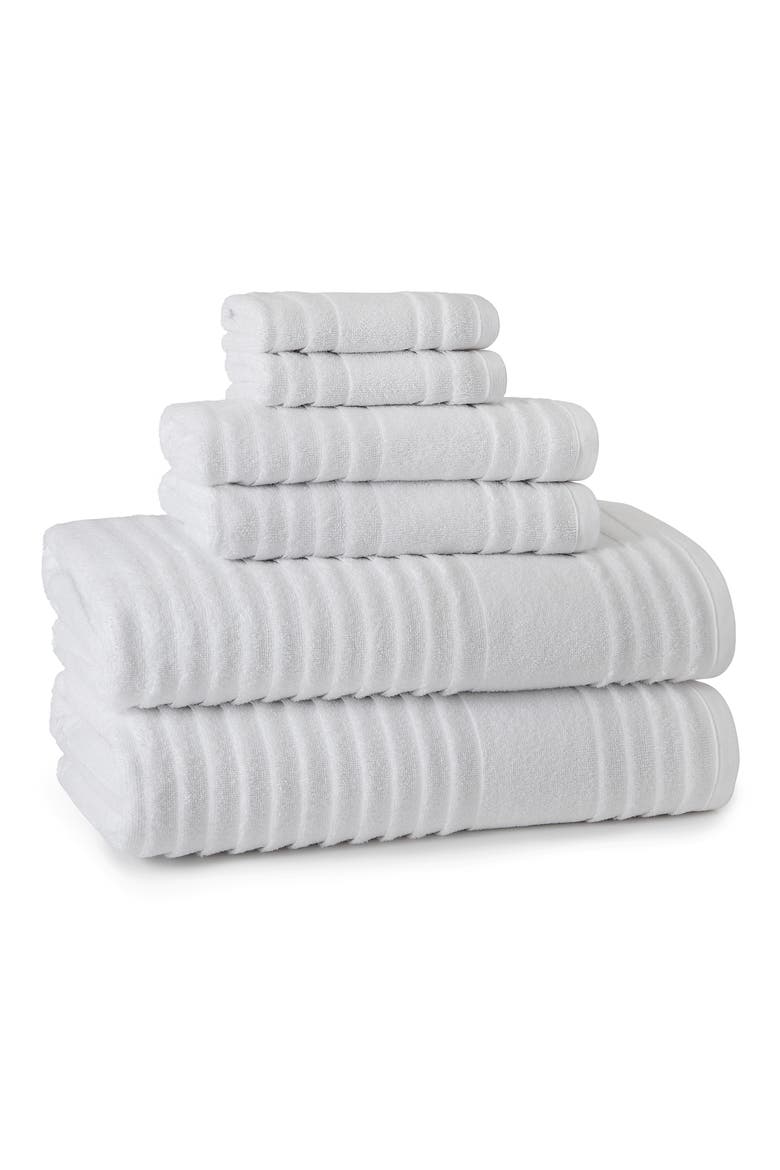 Bursa 6-Piece Towel Set, Main, color, WHITE