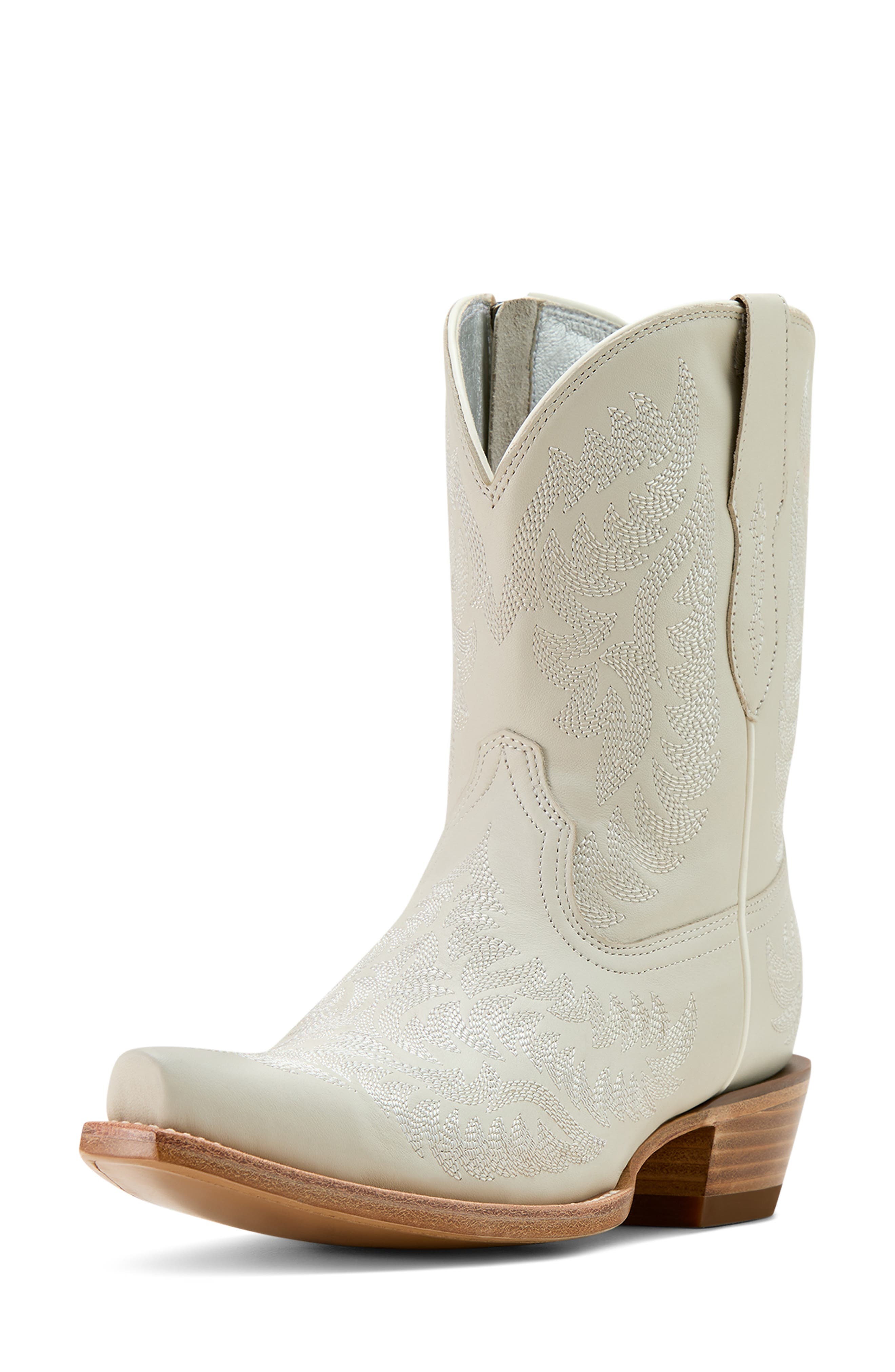 Ariat Cate Western Boot, Alternate, color, White