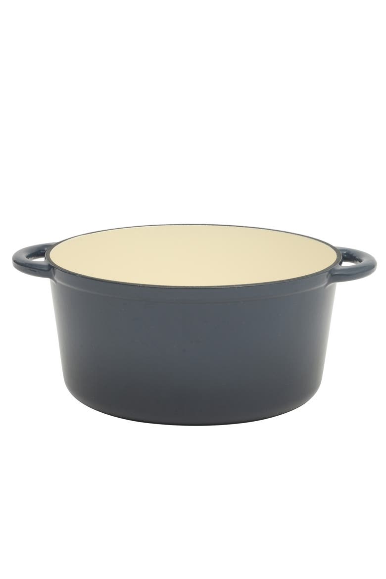 Enameled Cast Iron Dutch Oven with Lid, Alternate, color, Gradient Navy