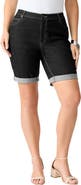 Roaman's Plus Size 24/7 Stretch Cuffed Short