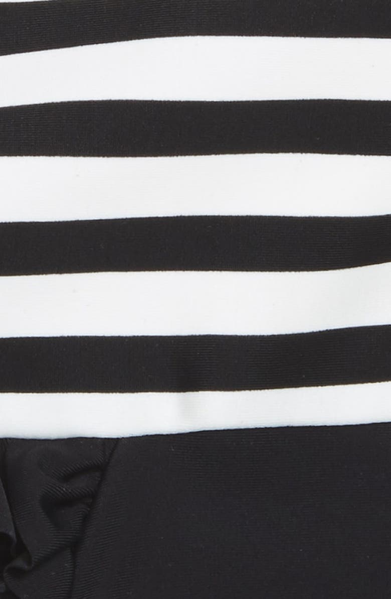 Kate Spade New York stripe one-piece swimsuit, Alternate, color, 