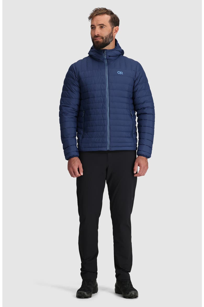 Transcendent Hooded Down Puffer Jacket, Alternate, color, CENOTE