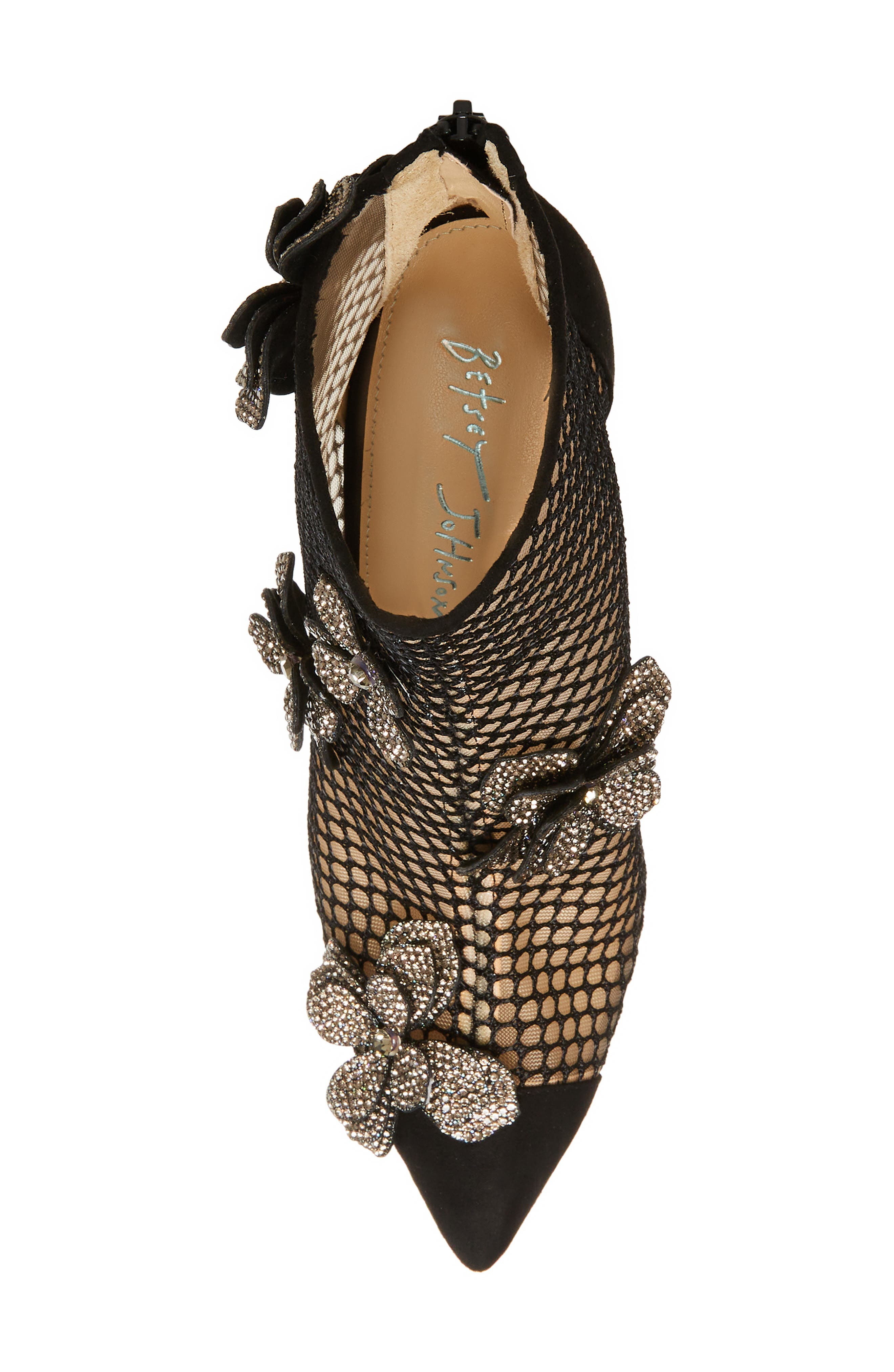 Betsey Johnson Ursa Pointed Toe Bootie, Alternate, color, 