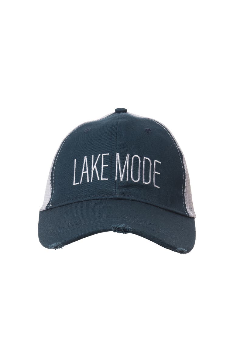 Totalee Gift Lake Mode Baseball Hat Cotton Black, Main, color, Black