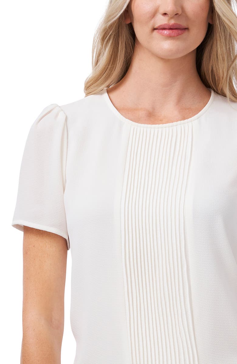 CeCe Pleat Front Top, Alternate, color,
