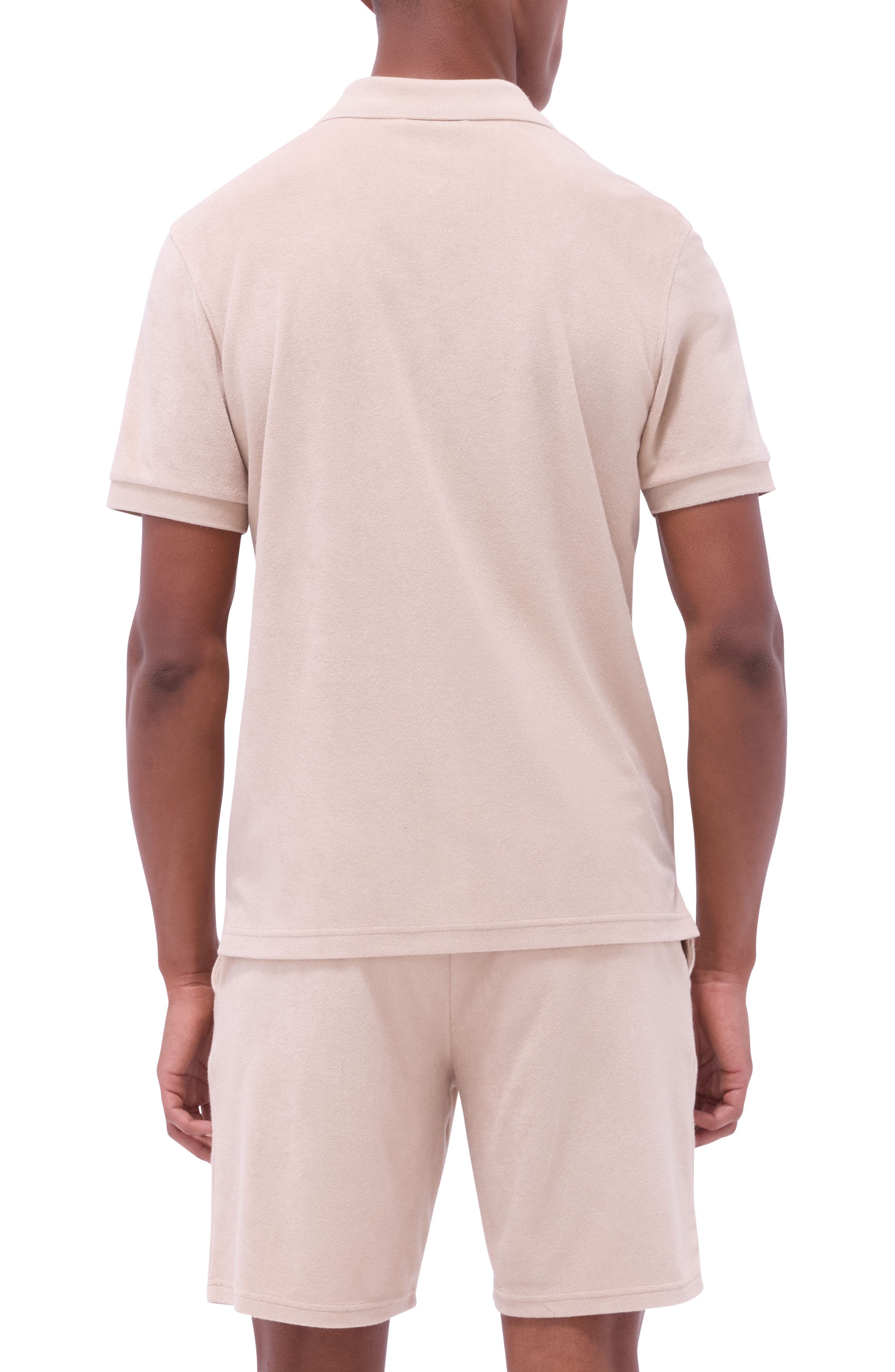 Cotton Blend French Terry Polo - image 2