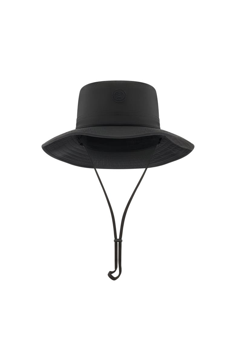 Element Adjustable Boonie Hat with Shock Cord and Wide Brim, Main, color, Black