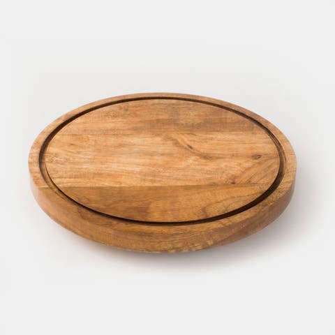 Handcrafted Mango Wood Rotating Cake Stand