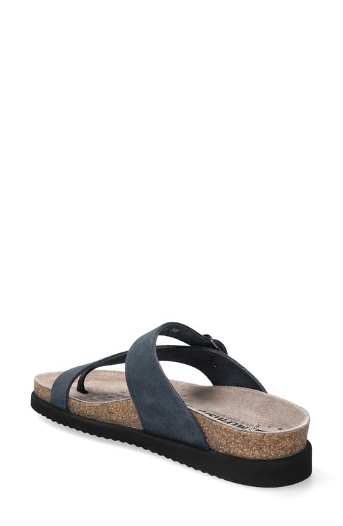 Mephisto Helen Toe Loop Sandal In Blue