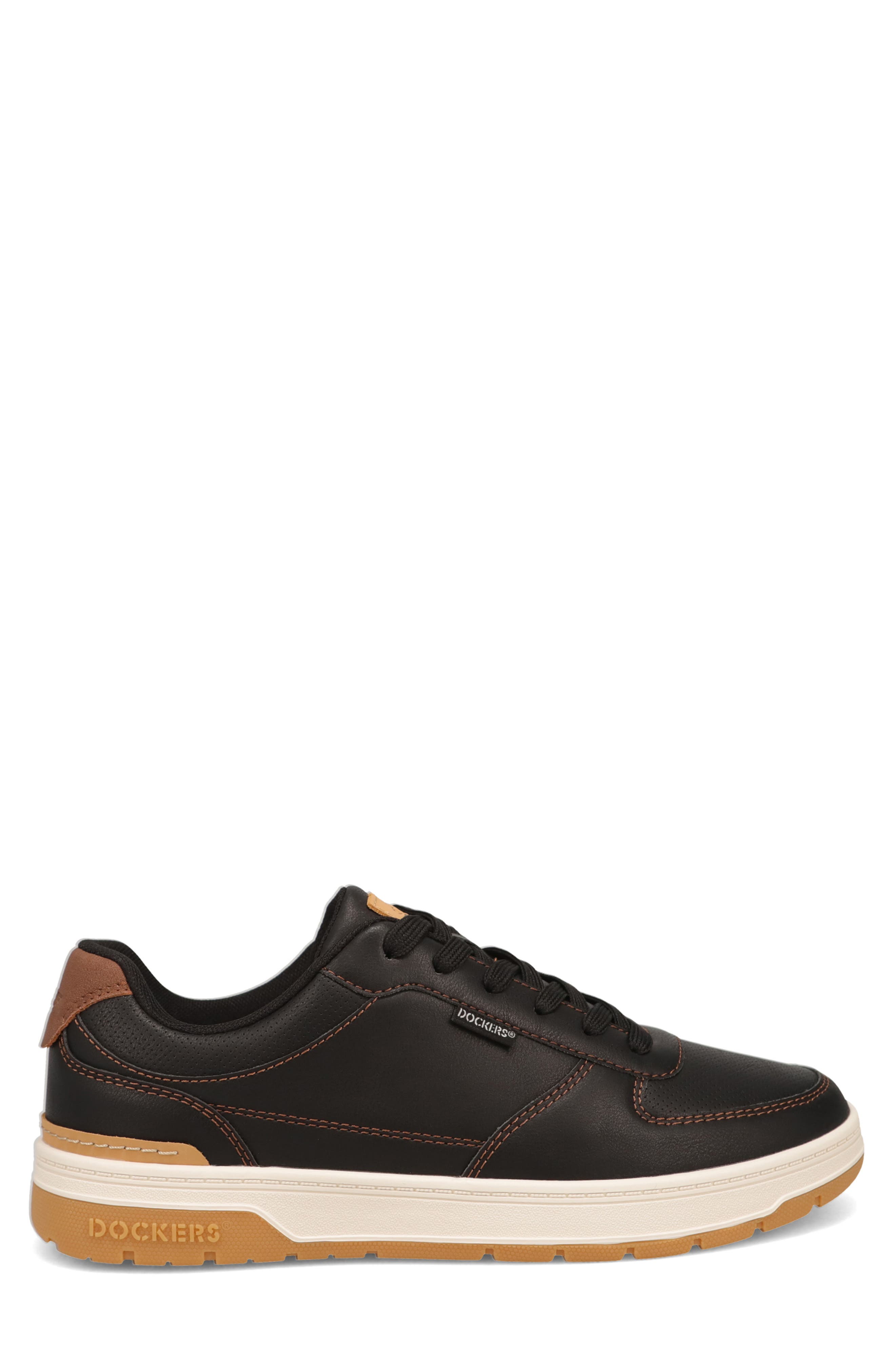 Dockers<sup>®</sup> Frederick Lace-Up Sneaker, Alternate, color, Black/ British Tan