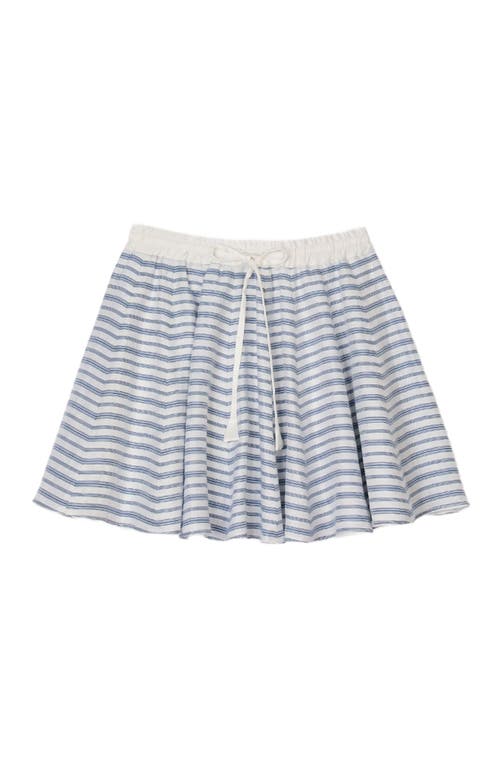 Sandro Spiral Print Skater Skirt In Multi