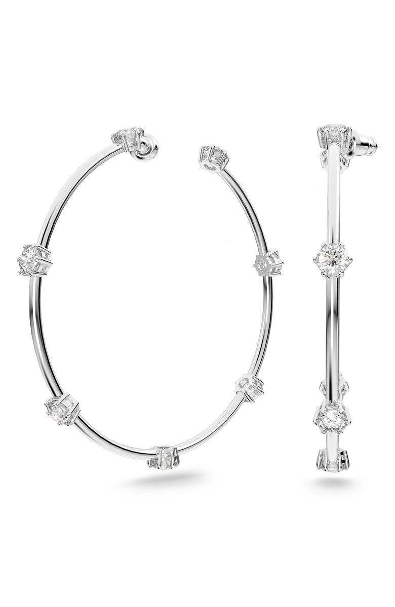 Swarovski Constella Crystal Hoop Earrings, Alternate, color,