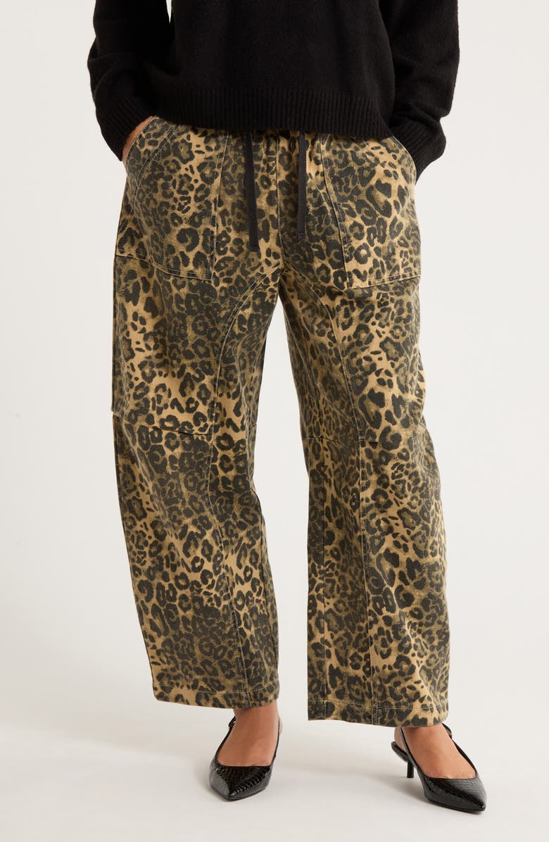 Vigoss Cheetah Drawstring Pants, Main, color, Cheetah