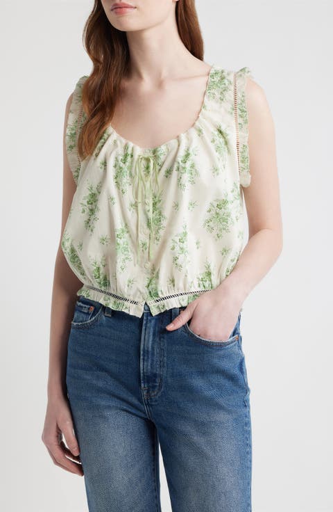 Traveler Embroidered Crop Top