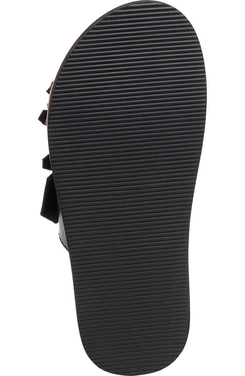 Kelsi Dagger Brooklyn Stella Buckle Slide Sandal, Alternate, color, Black