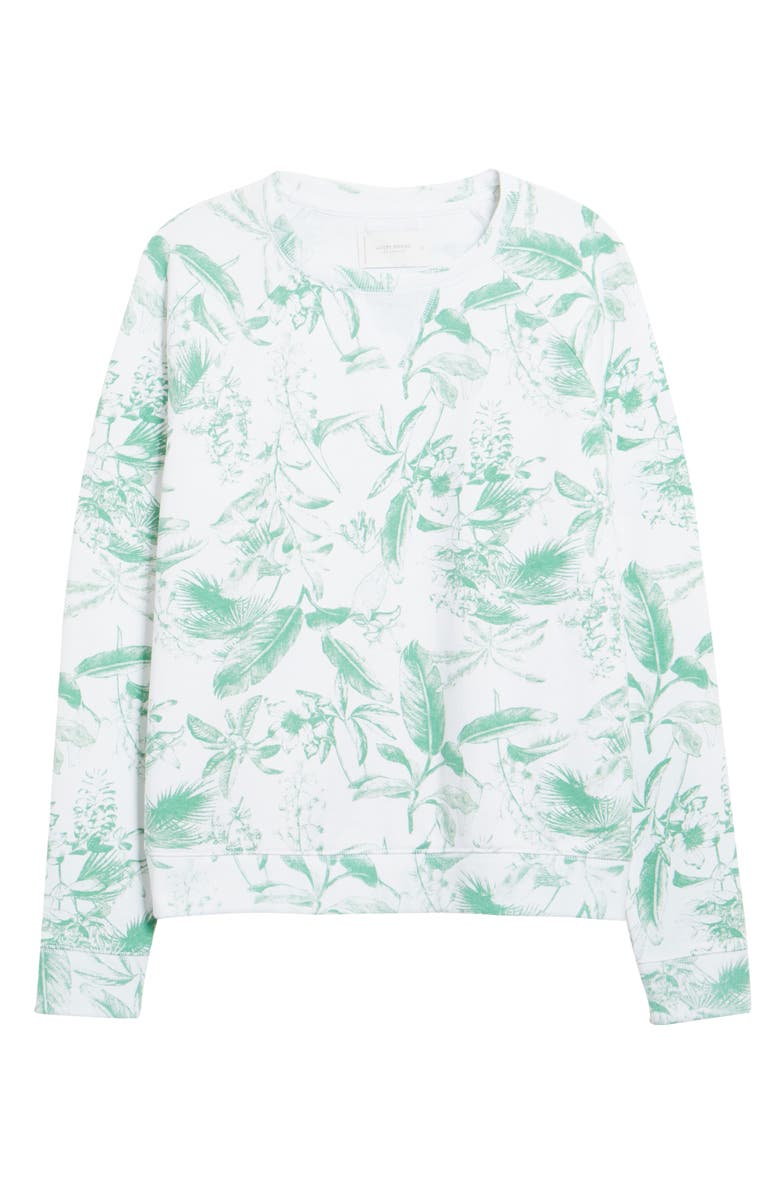 Lucky Brand Botanical Print Sweatshirt, Main, color, 
