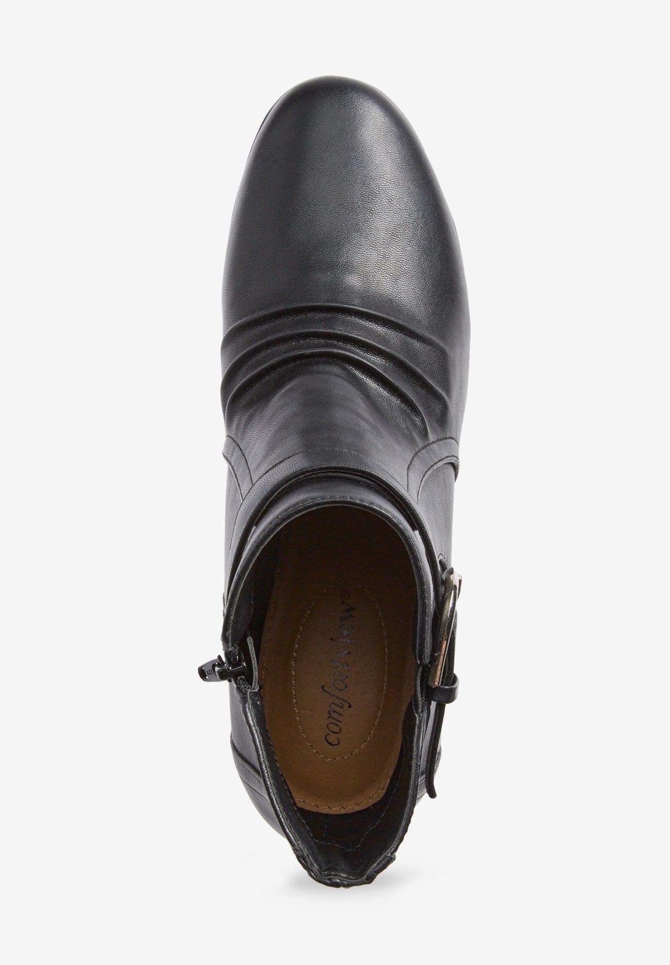 Comfortview The Juniper Bootie, Alternate, color, Black