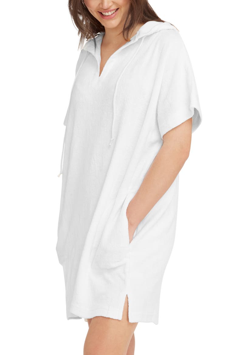 Surf Poncho, Alternate, color, WHITE