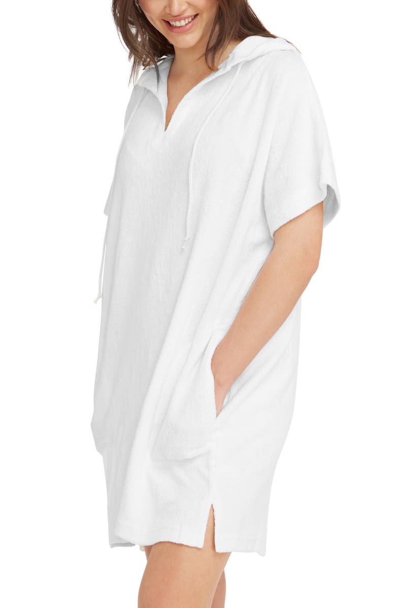Sea Level Surf Poncho, Alternate, color, White