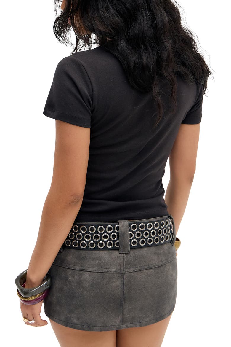 Diamante Cross Graphic Baby Tee, Alternate, color, BLACK