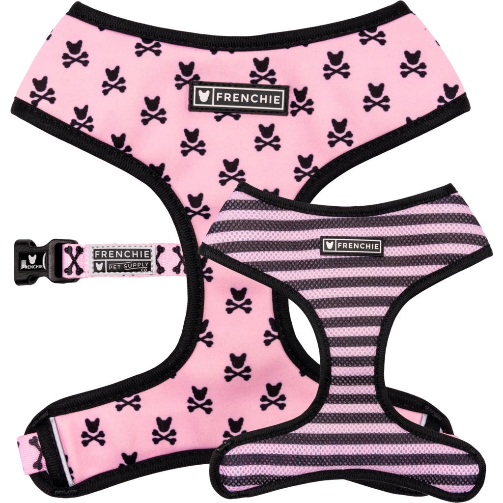 Frenchie Duo Reversible Harness in Pink Bad To The Bone  product