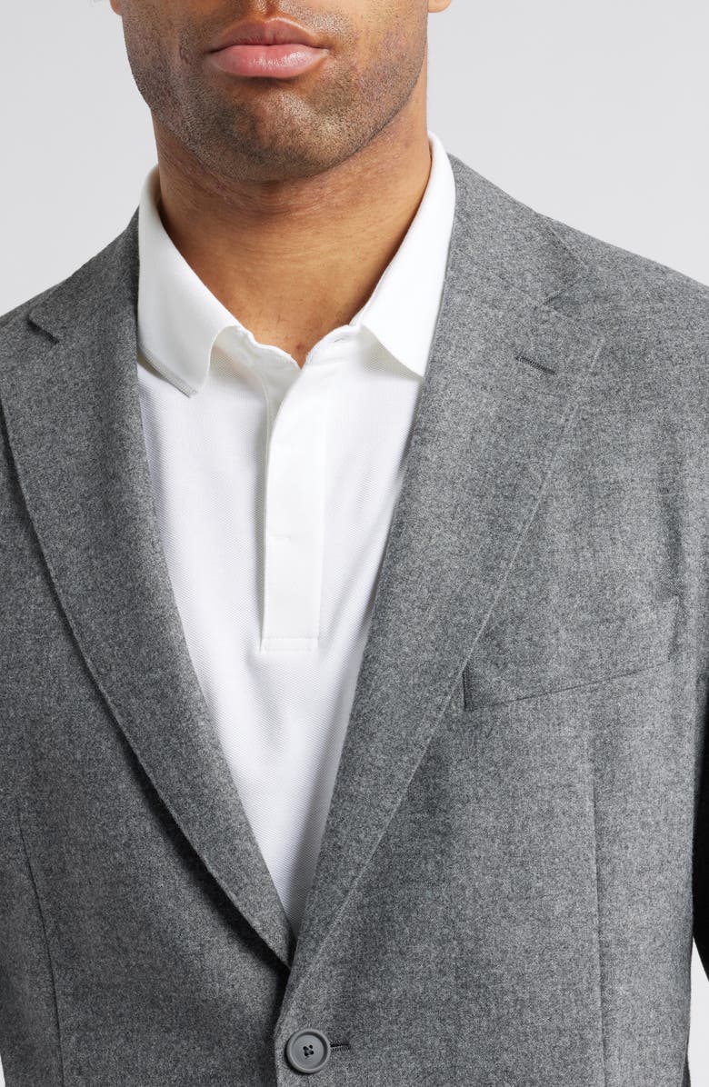 BOSS Hanry Tech Flannel Performance Sport Coat, Alternate, color,