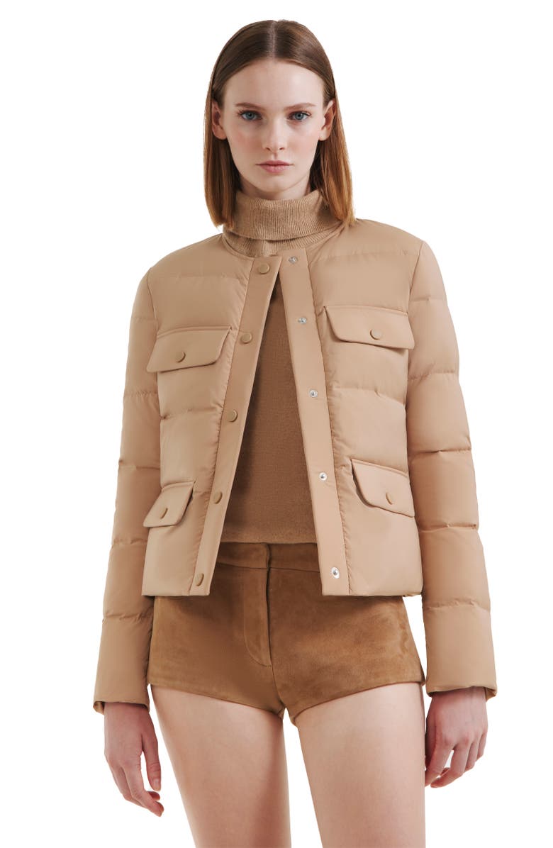 Rudsak FRANCESCA WOMEN'S QUILTED LIGHT DOWN JACKET, Alternate, color, Almond