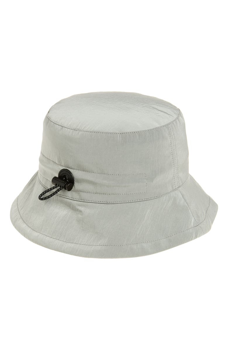 Jacquemus Le Bob Baluchon Nylon Bucket Hat, Alternate, color, Silver 980