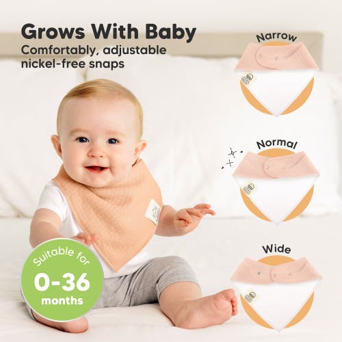 Keababies 8-pack Quin Bandana Bibs In Dew