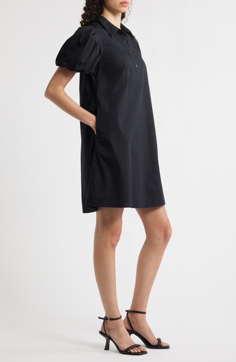 Halogen<sup>®</sup> Puff Sleeve A-Line Shirtdress, Alternate, color, 