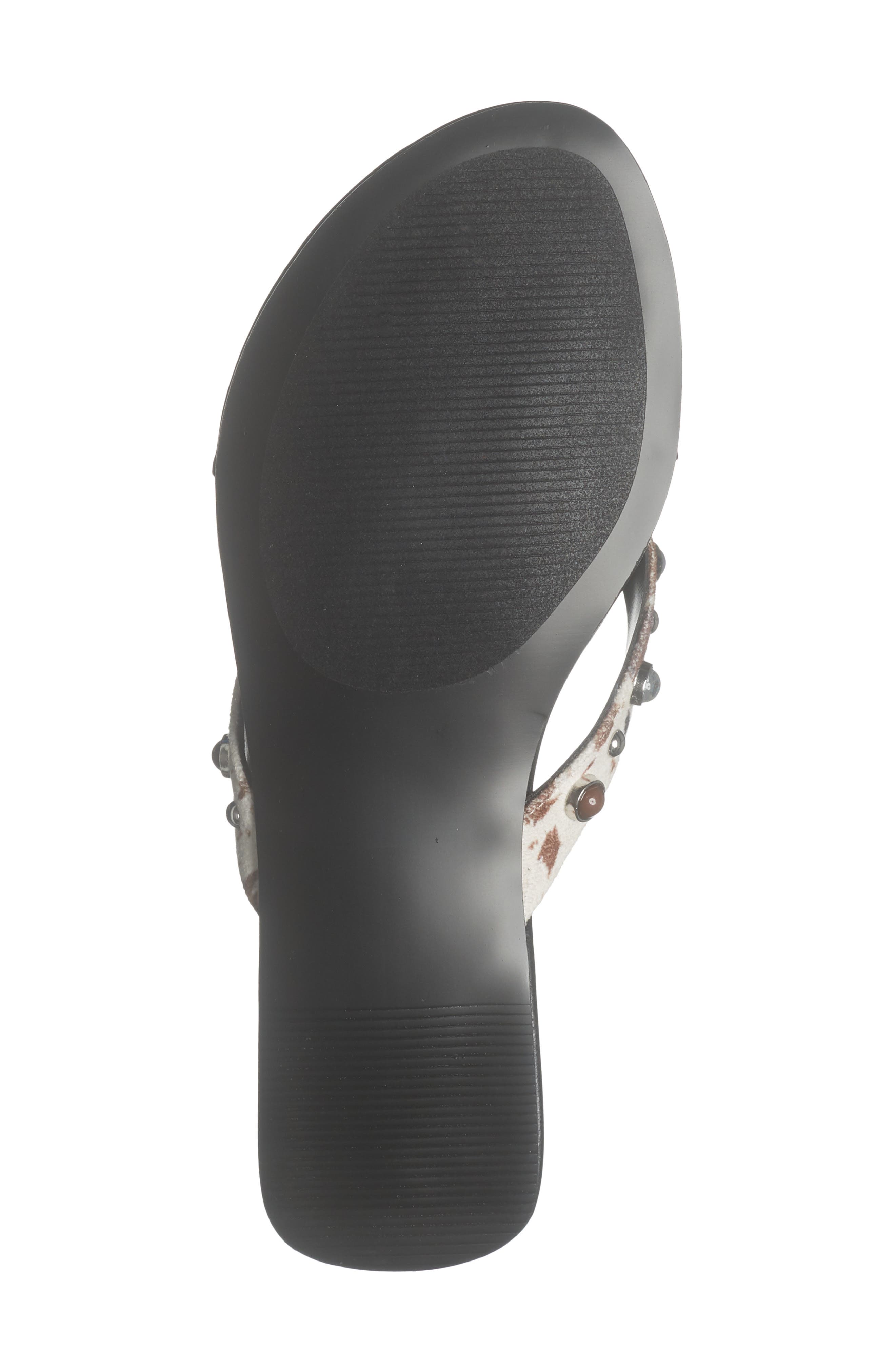 Steve Madden Daizy Flip Flop, Alternate, color, Black/ Silver