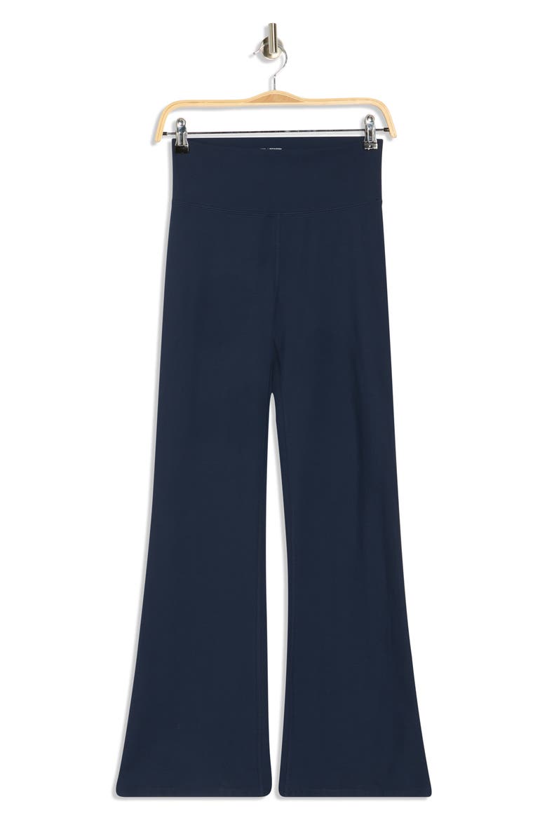 Perform High Waist Flare Leggings, Alternate, color, NAVY SAPPHIRE