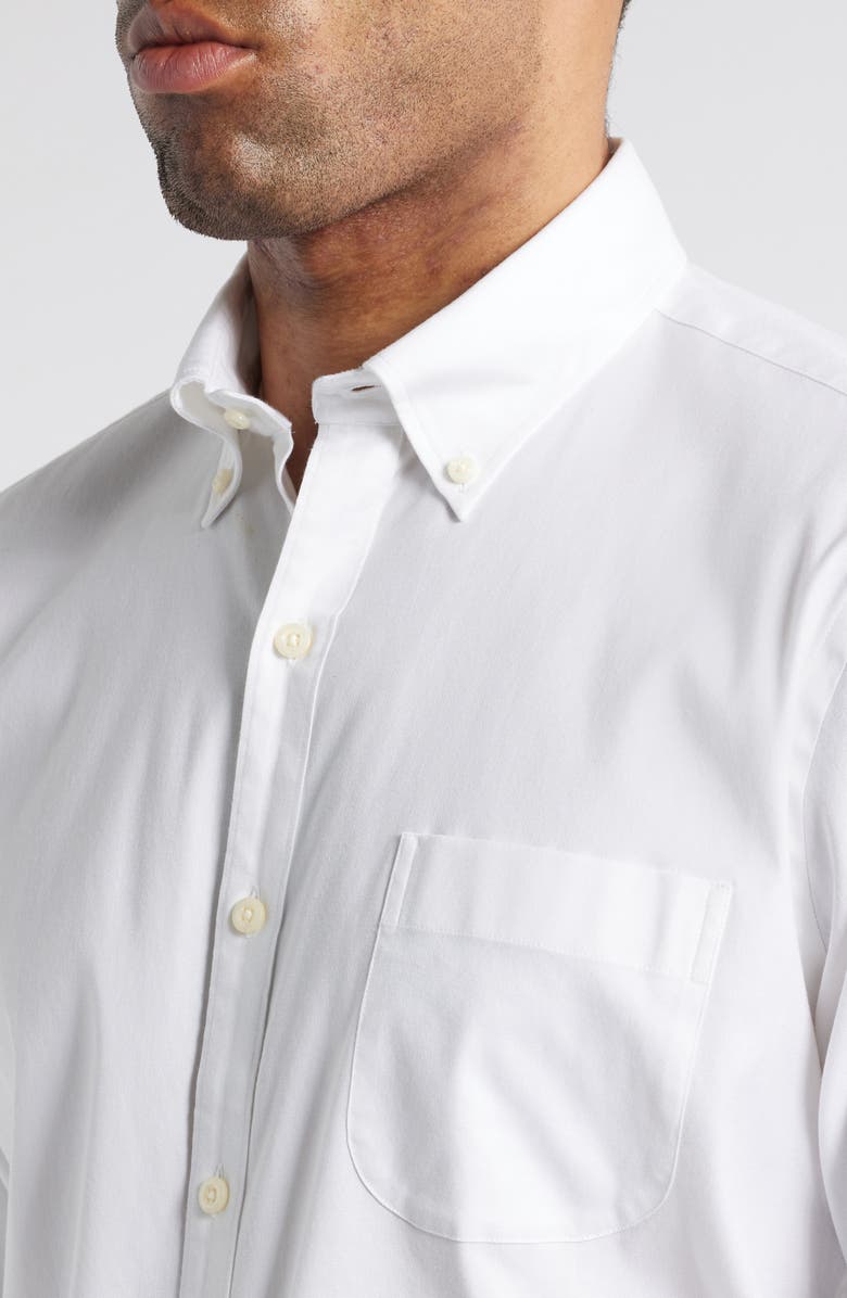 Peter Millar Campbell Solid Stretch Cotton & Modal Blend Button-Down Shirt, Alternate, color, 