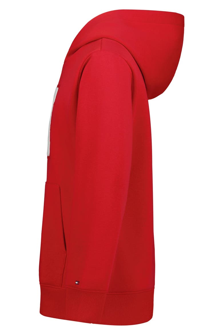 Kids' Chenille H Graphic Hoodie, Alternate, color, TOMMY RED