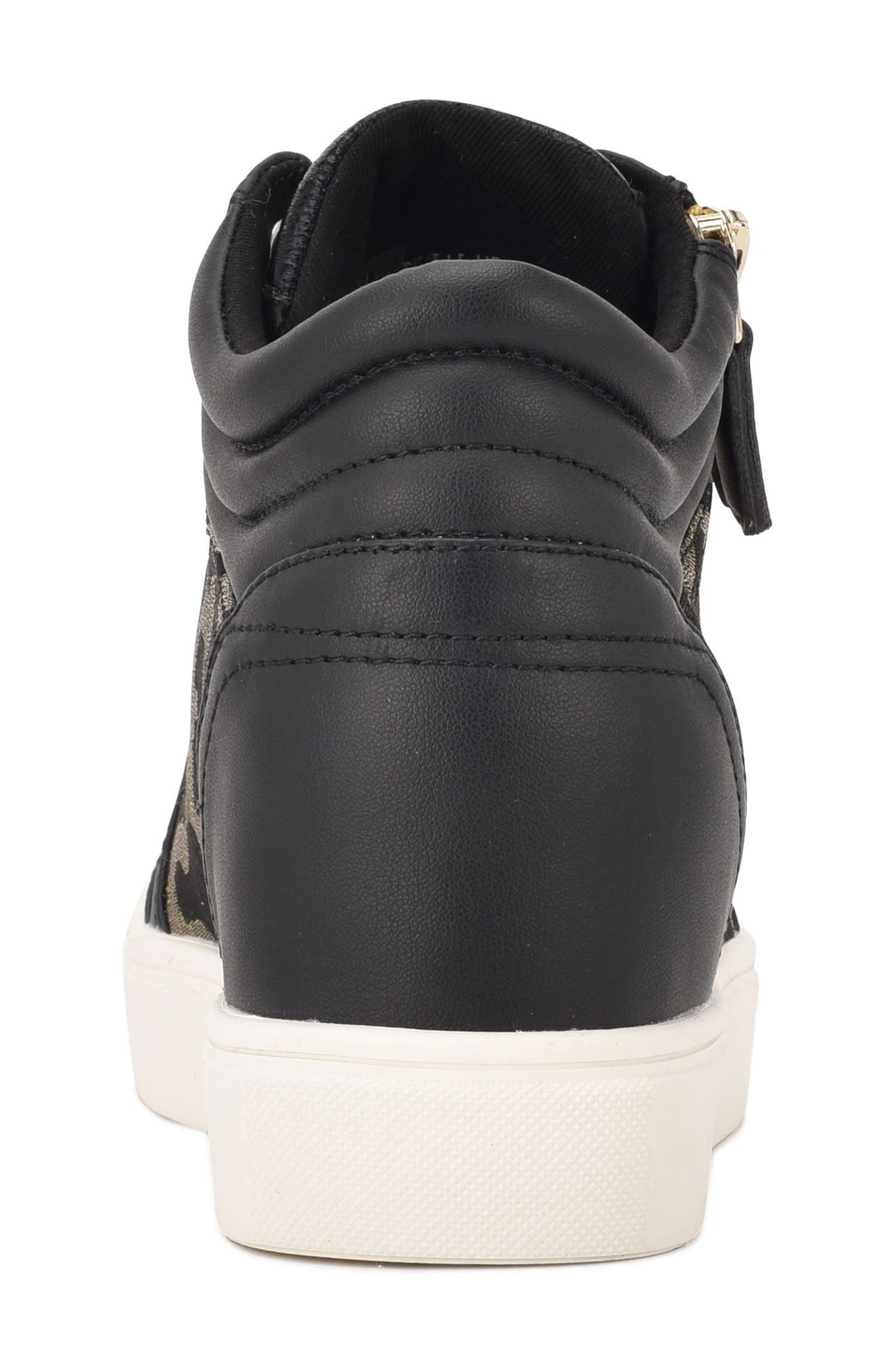 Nine West Tons Lace-Up Wedge Sneaker, Alternate, color, 