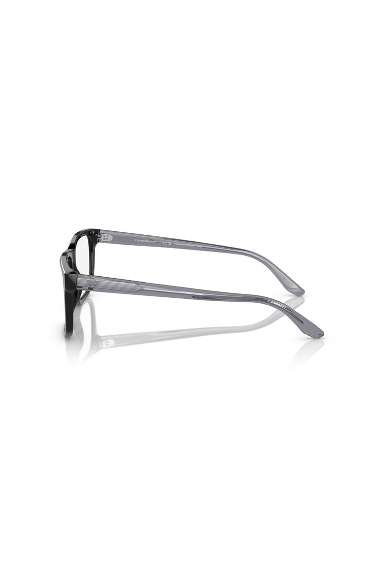 53mm Rectangle optical glasses, Alternate, color, Black