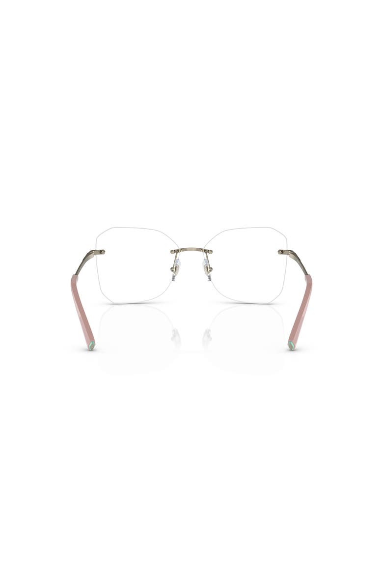 Tiffany & Co. 55mm Irregular optical glasses, Alternate, color, Gold