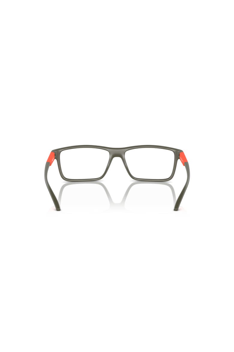 56mm Rectangle optical glasses, Alternate, color, Green/ Red