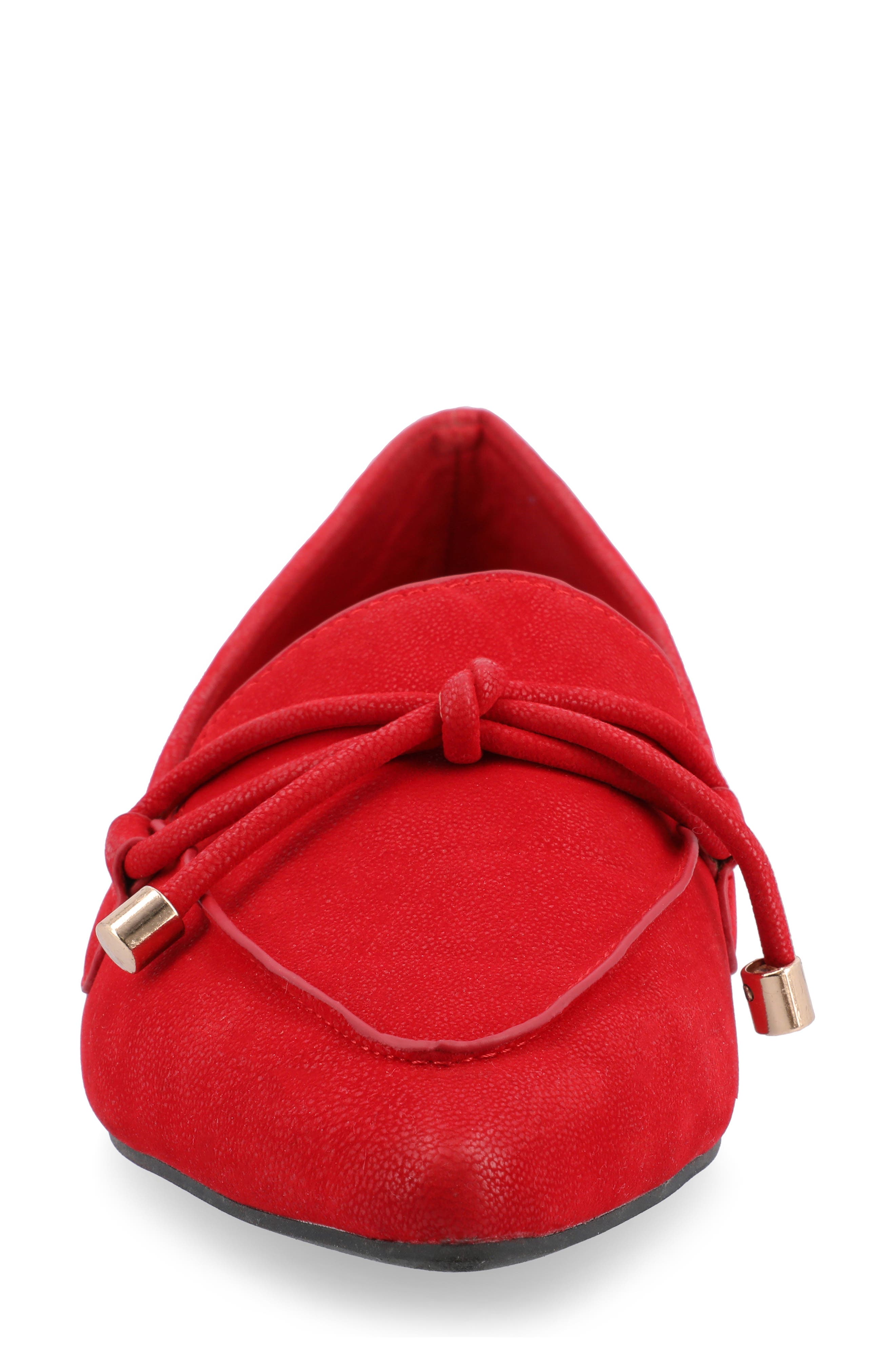 Journee Collection Muriel Flat - Narrow Width, Alternate, color, Red