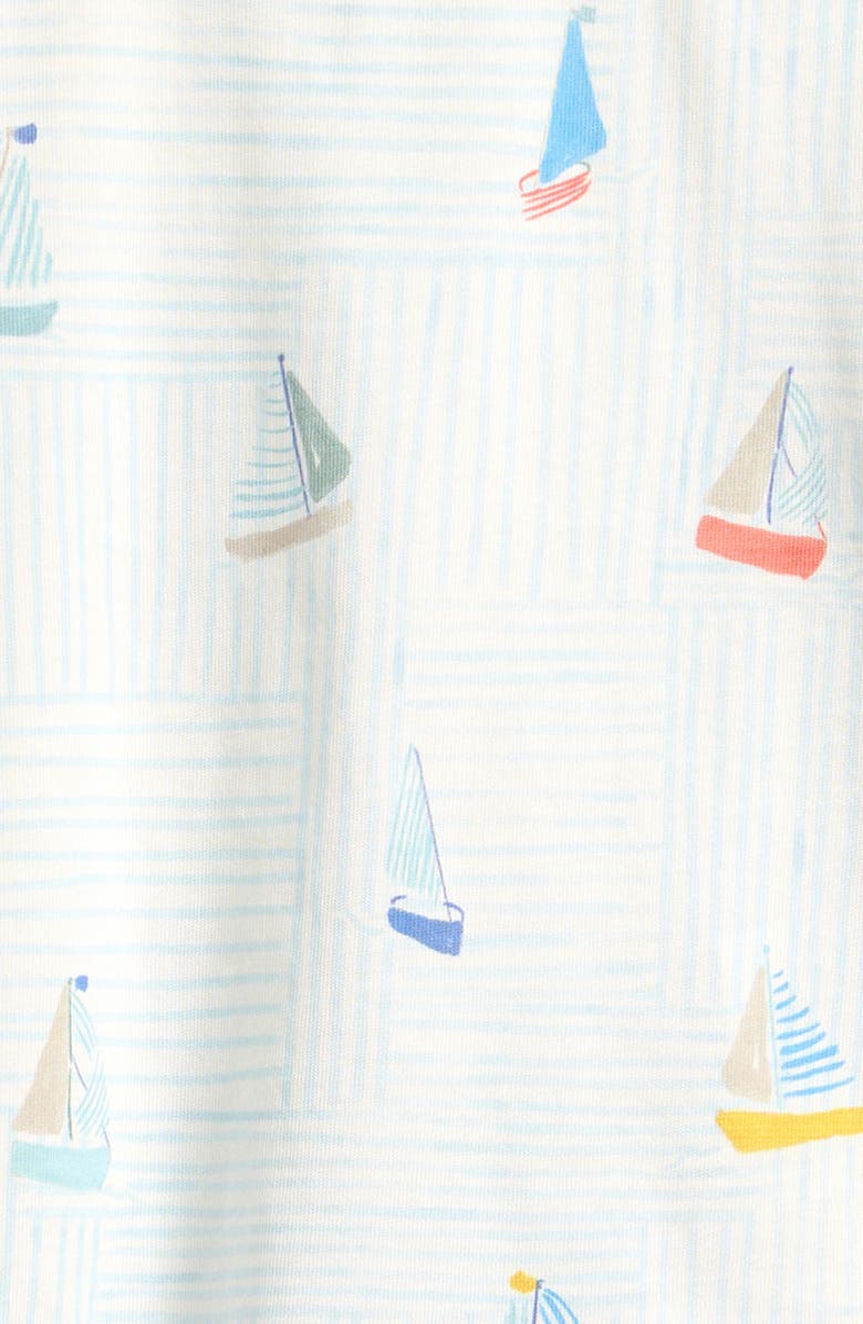 Pehr Kids' Drop Shoulder Organic Cotton T-Shirt, Alternate, color, Set Sail