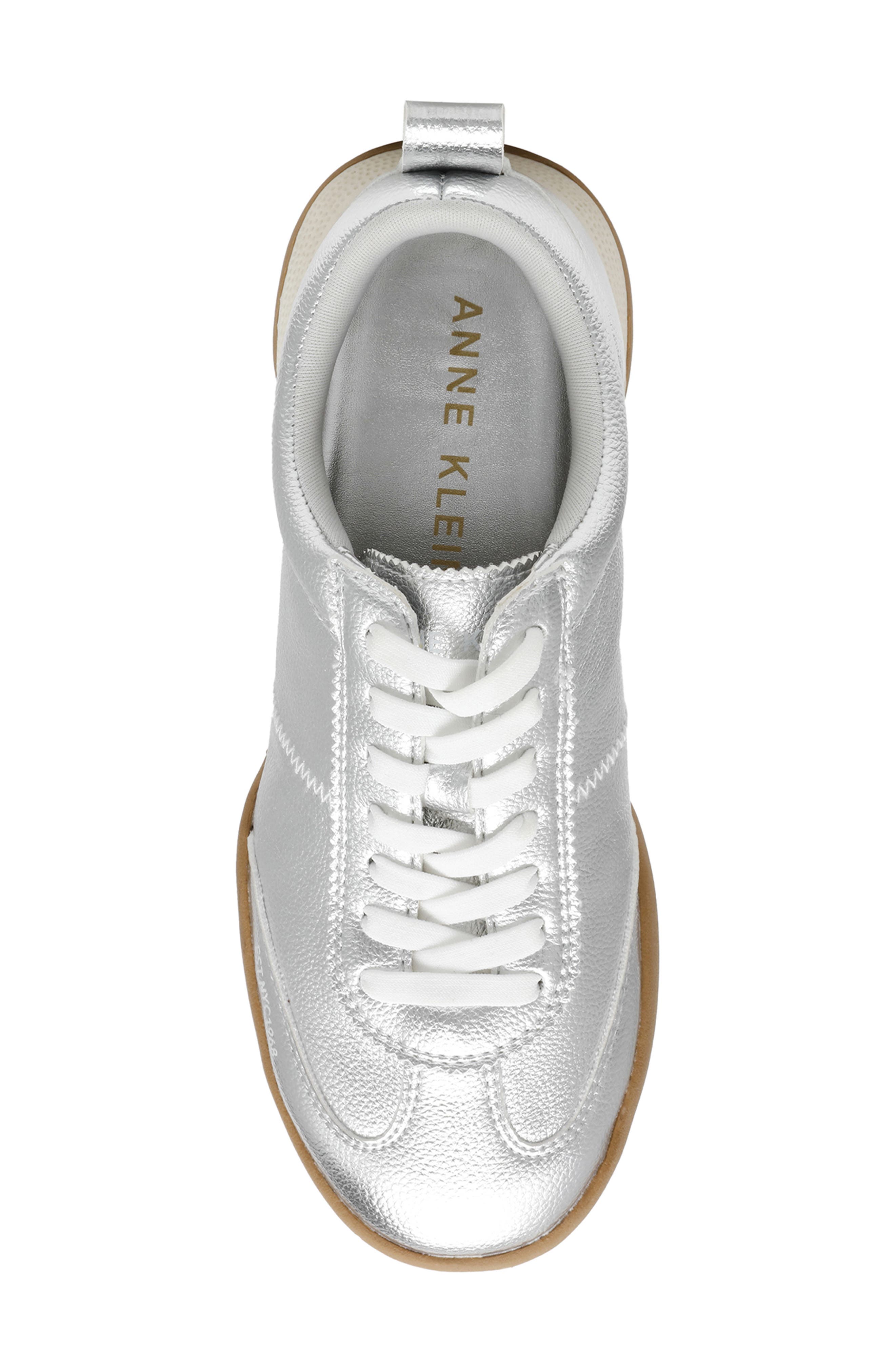 Anne Klein Westside Sneaker, Alternate, color, Silver