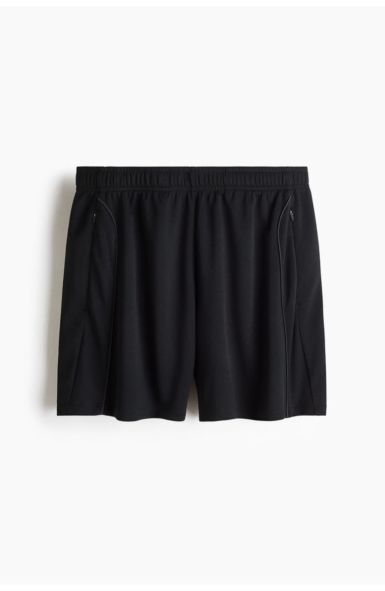 H&M Football Shorts With Drymove, Alternate, color, Black