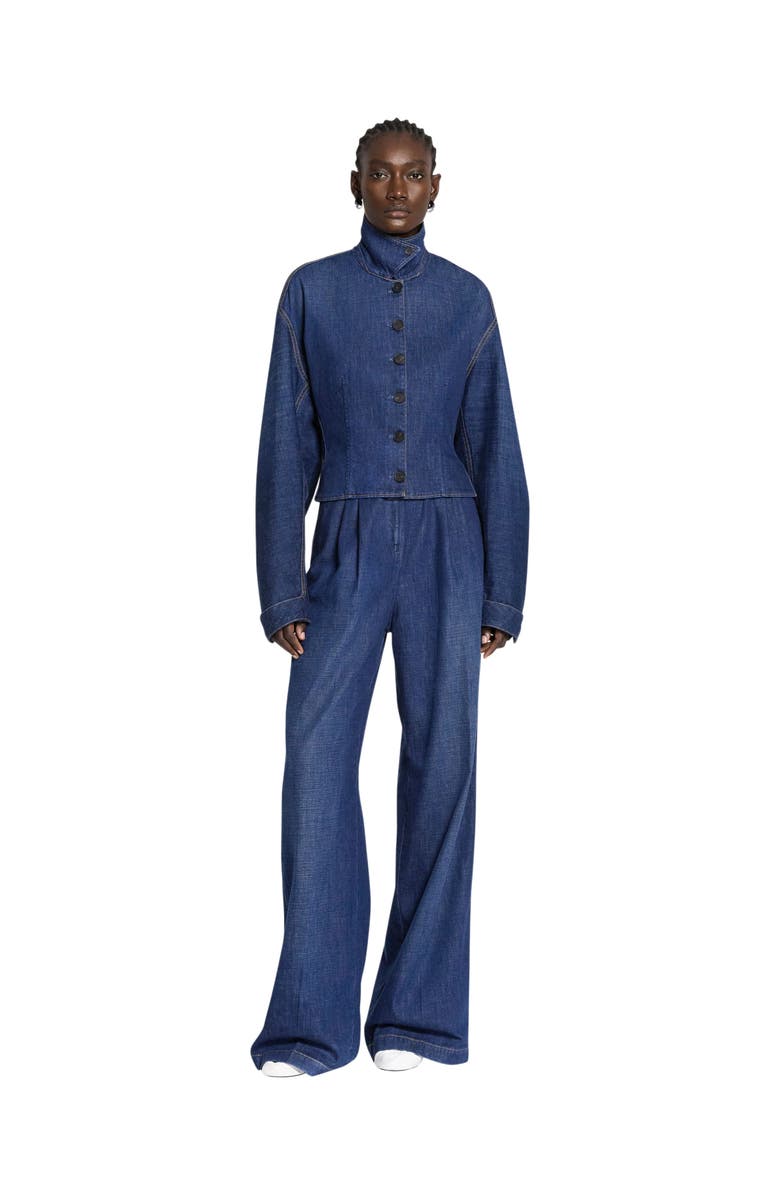 Lanvin Tailored Denim Jacket, Main, color, 