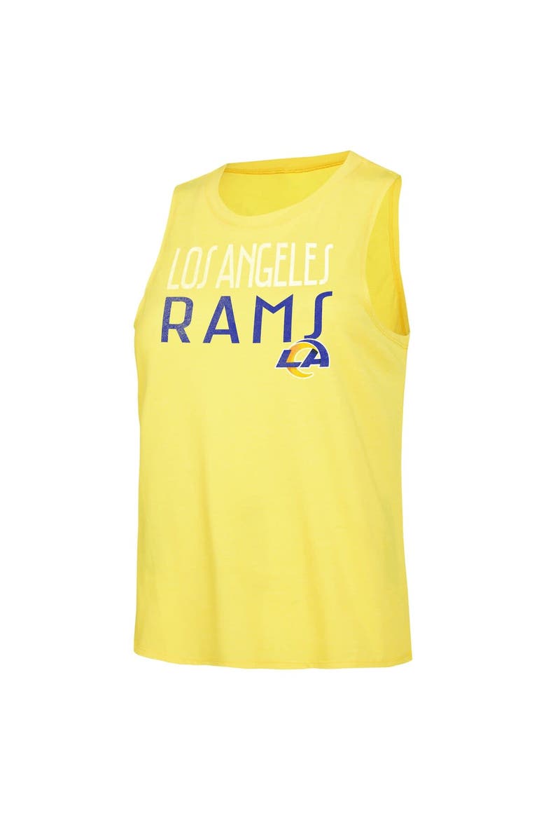 Women's Concepts Sport Royal/Gold Los Angeles Rams Muscle Tank Top & Pants Lounge Set, Alternate, color, Royal