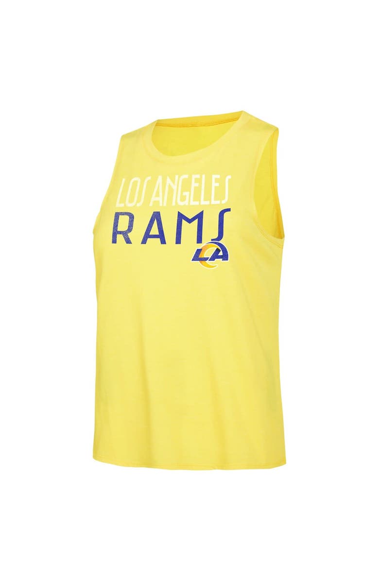 CONCEPTS SPORT Women's Concepts Sport Royal/Gold Los Angeles Rams Muscle Tank Top & Pants Lounge Set, Alternate, color, Royal