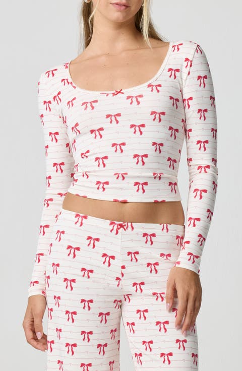 Holidaze Rib Sleep Top